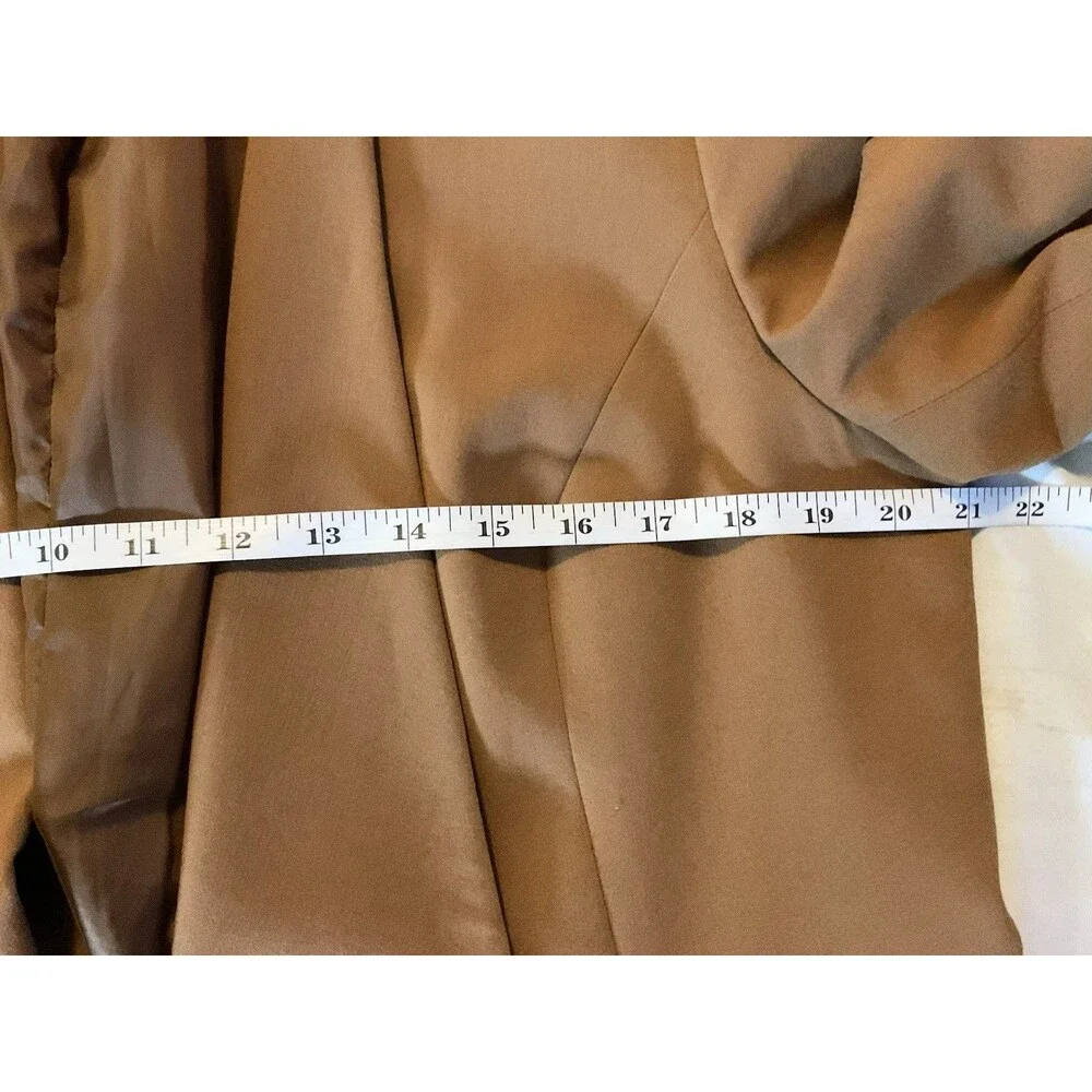 Nine West Women's Kiss-Front Blazer Size 14, Brown - Picture 5 of 7